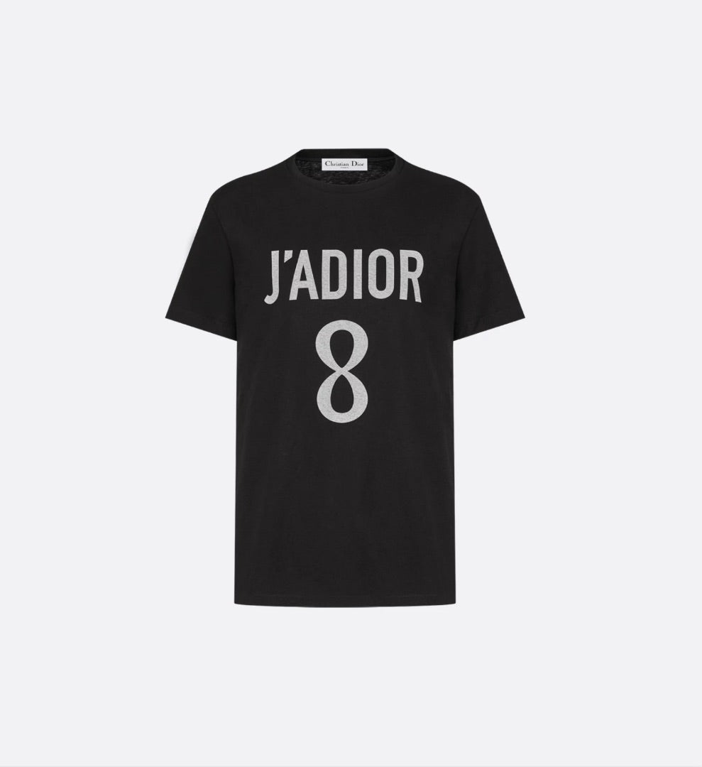 Christian Dior Black Cotton/Linen Tee S