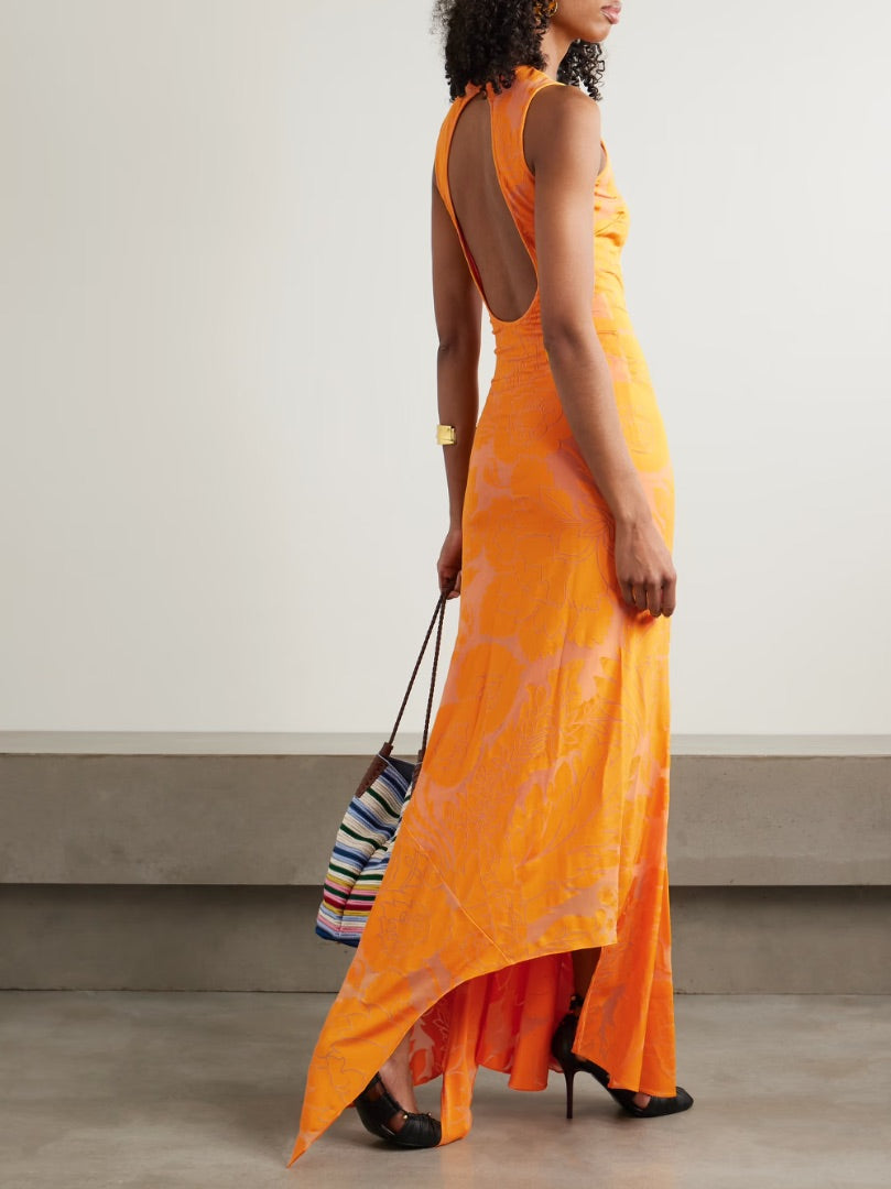 Etro Jacquard Maxi Dress S