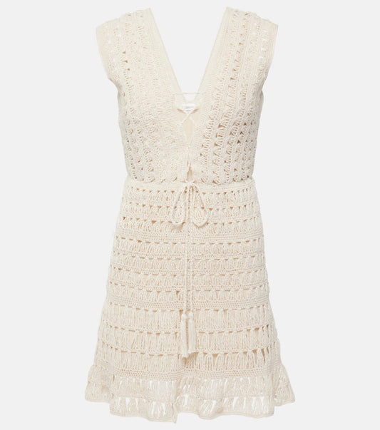 Anna Kosturova Jennifer Crochet Dress S