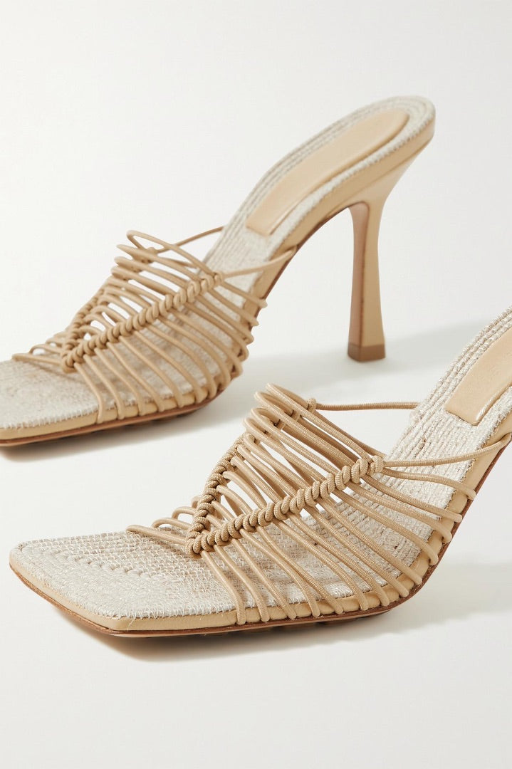 Bottega Veneta Knotted Cord in Neutral - Size 35.5 (fit size 6)