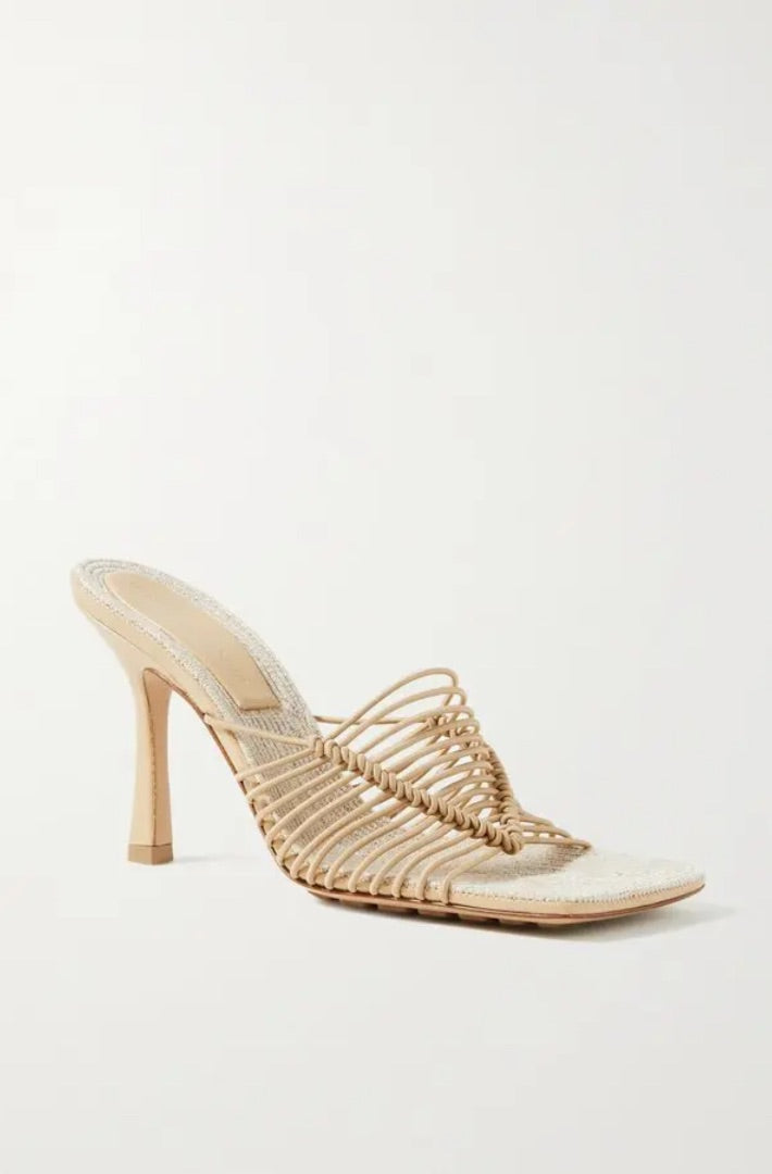 Bottega Veneta Knotted Cord in Neutral - Size 35.5 (fit size 6)