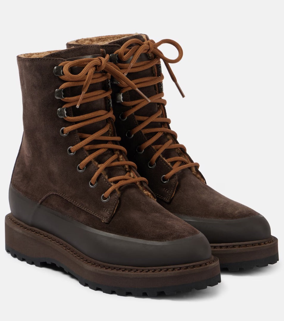 Le Monde Beryl Dolomite Boots Brown Suede 38.5 (fit 8)