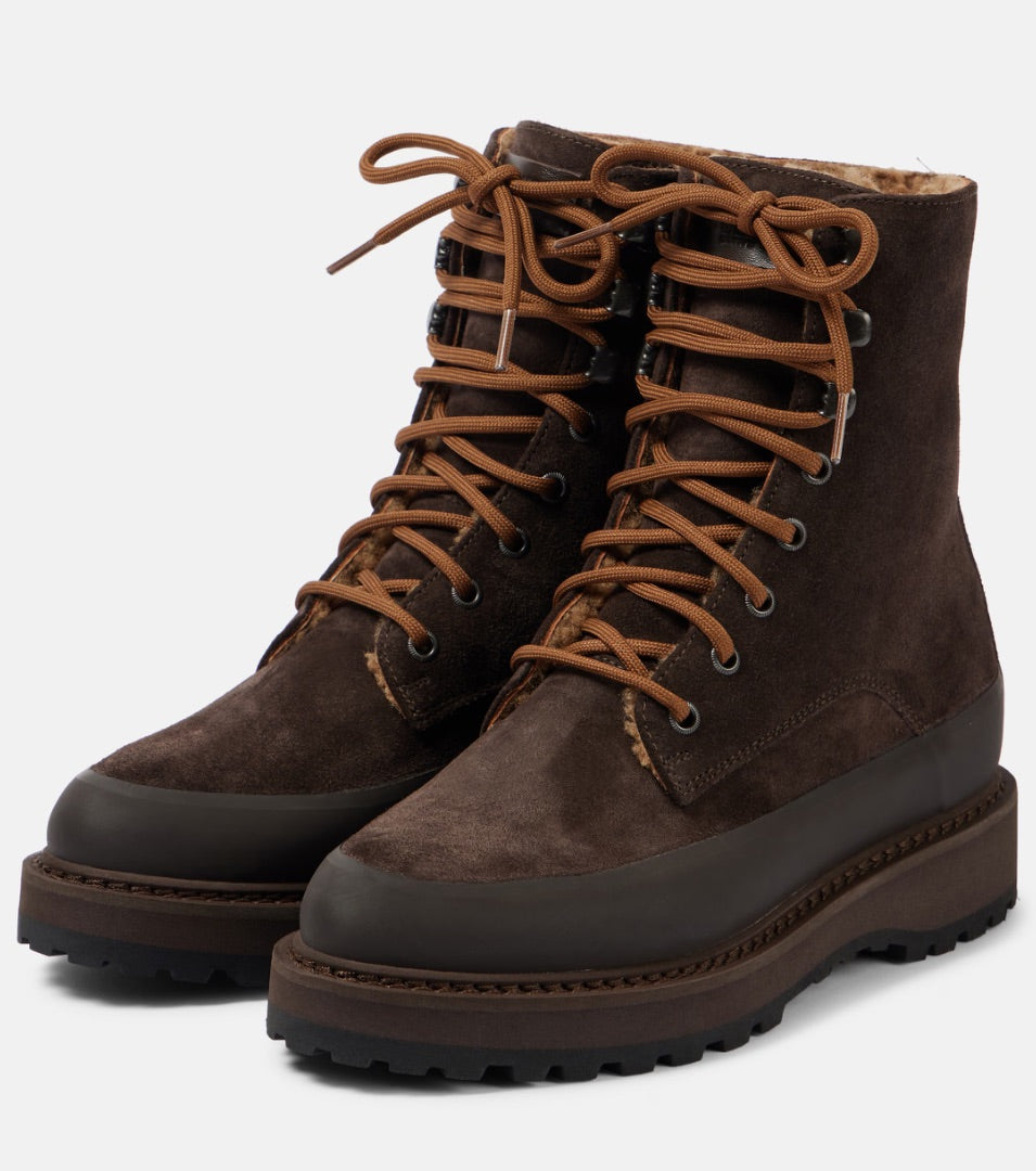 Le Monde Beryl Dolomite Boots Brown Suede 38.5 (fit 8)