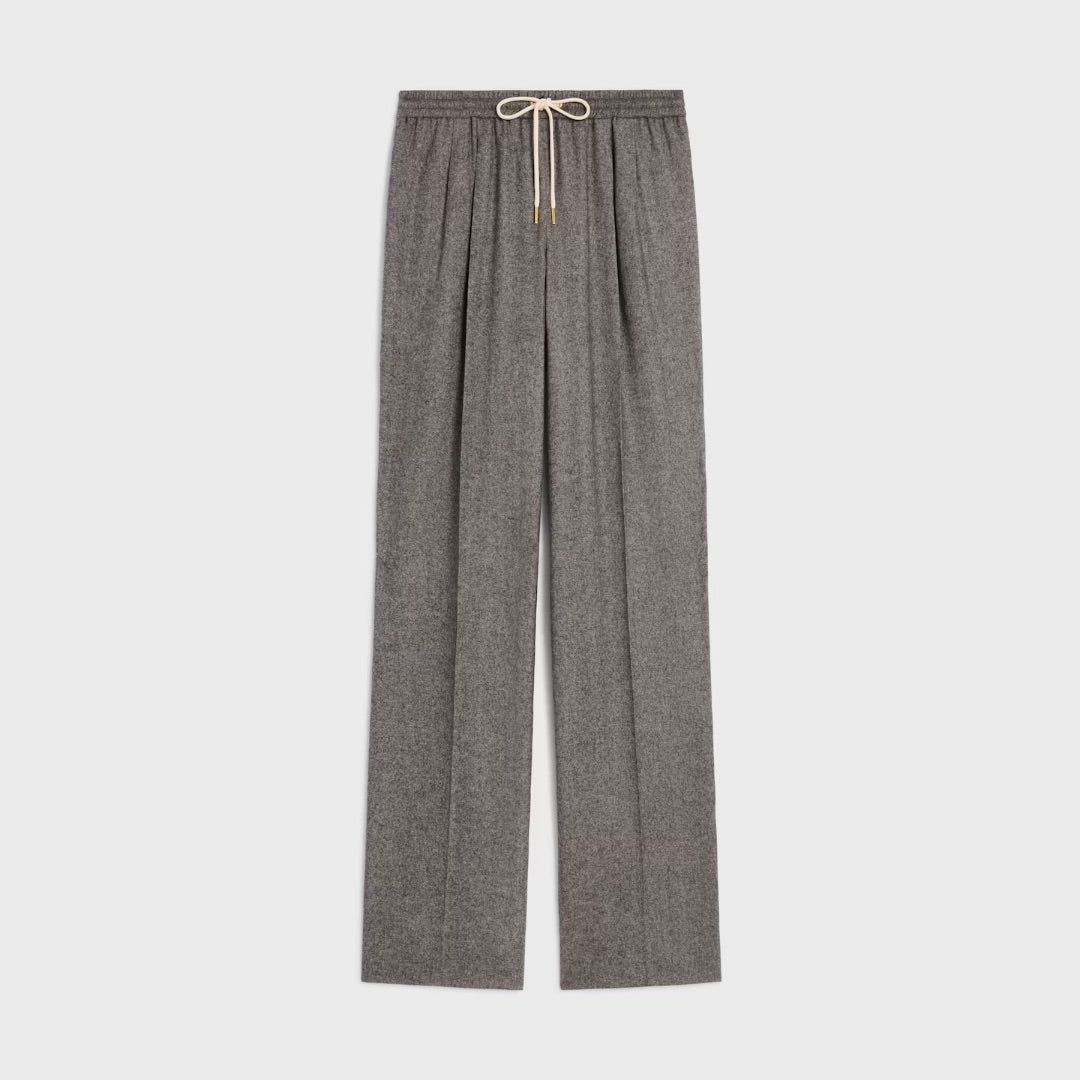 Celine Drawstring Cashmere Trouser 36