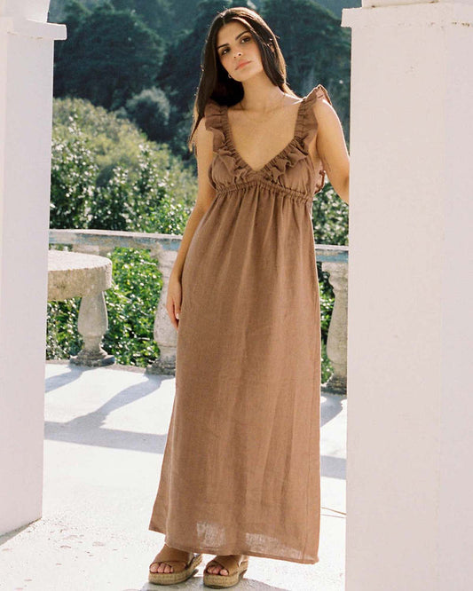 Harly Jae Milos Linen Dress S