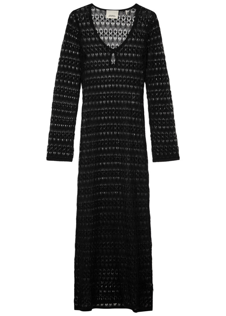 Isabel Marant Poros Dress Black 36