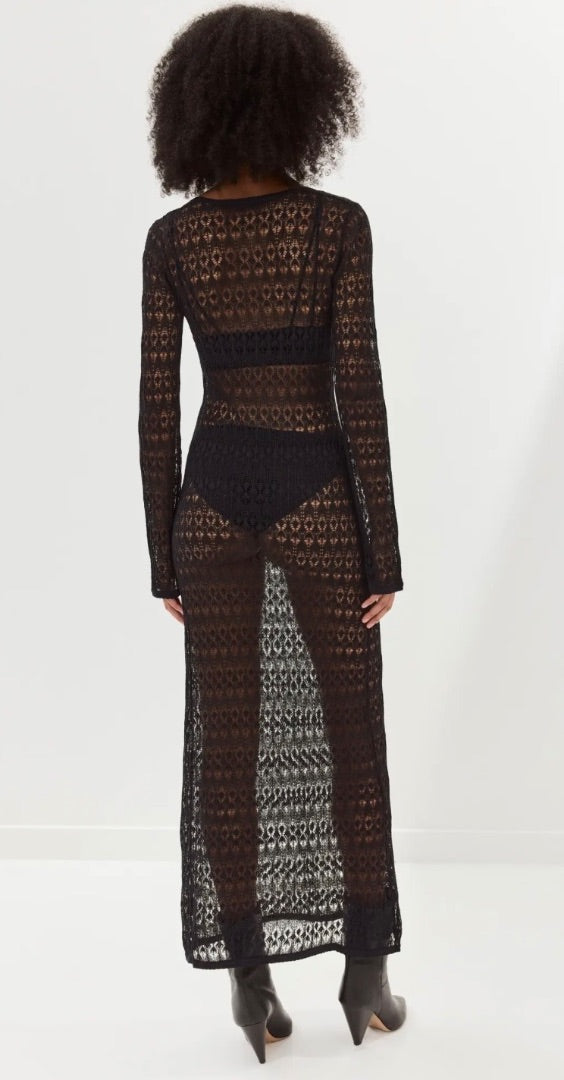 Isabel Marant Poros Dress Black 36