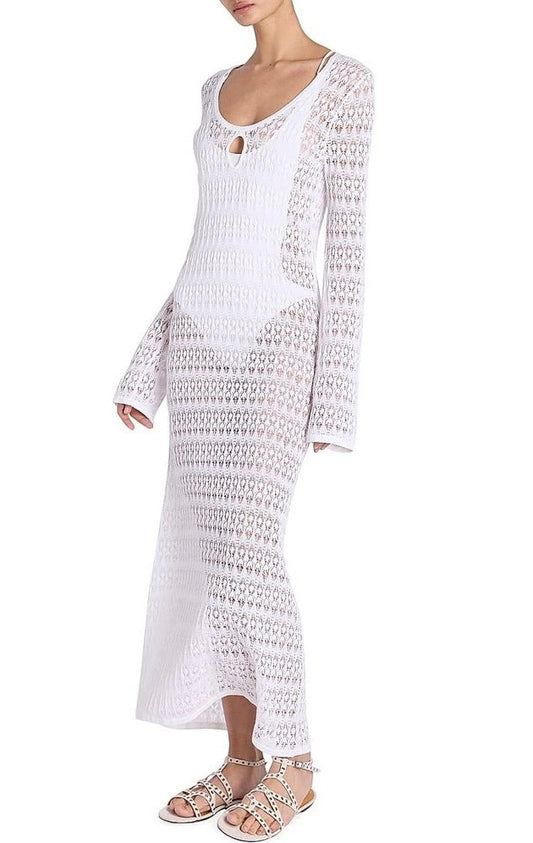 Isabel Marant Poros Dress White 36