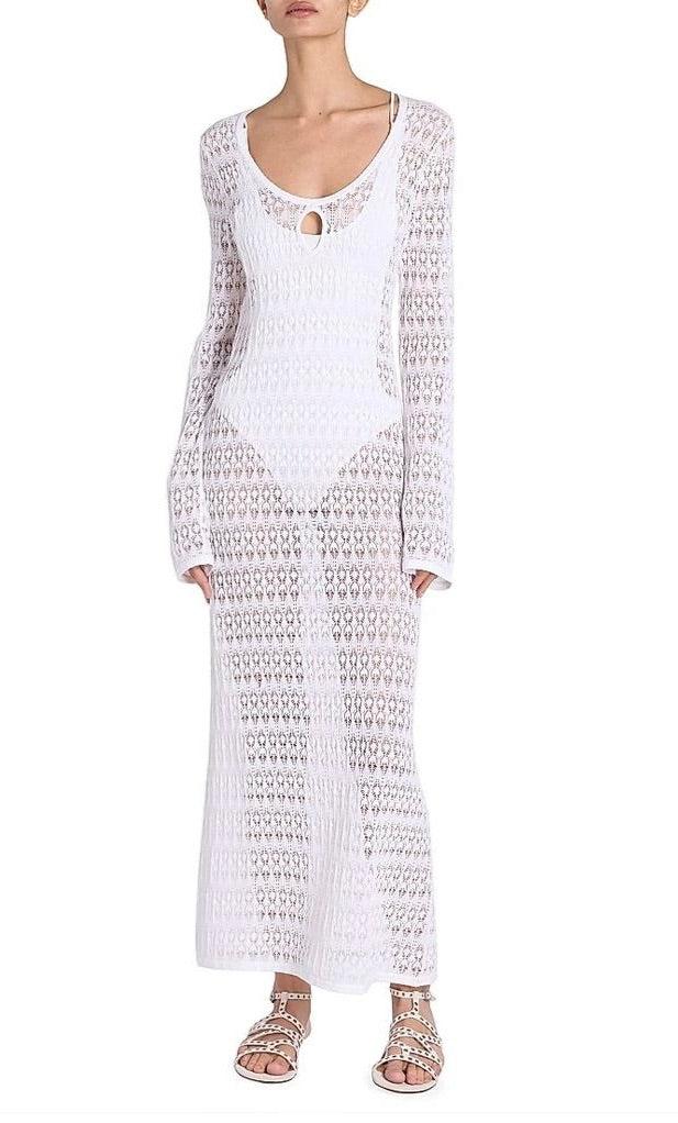 Isabel Marant Poros Dress White 36