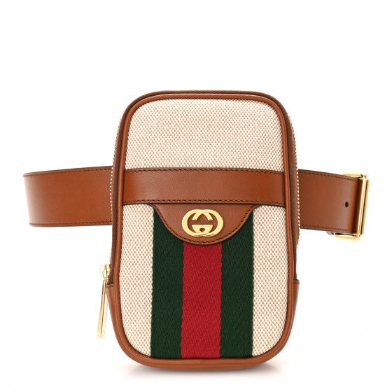 Gucci GG Vintage-Canvas Belted Phone Case Bag