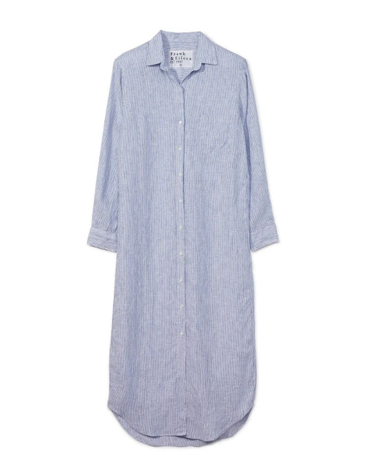Frank & Eileen Rory Dress Blue Stripe XS