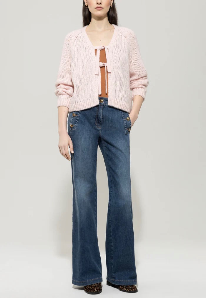 Luisa Cerano Cardigan with bows 36