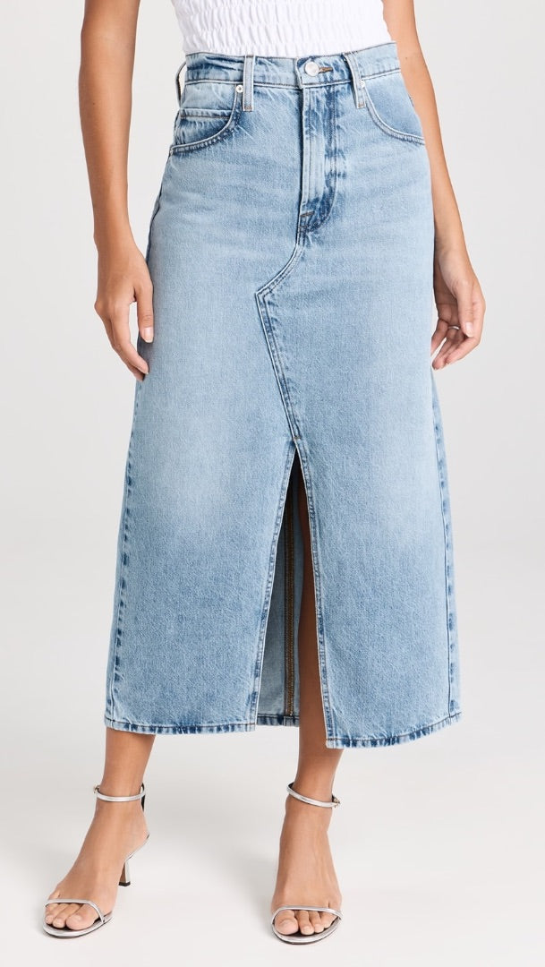 FRAME Midaxi Denim Skirt 27