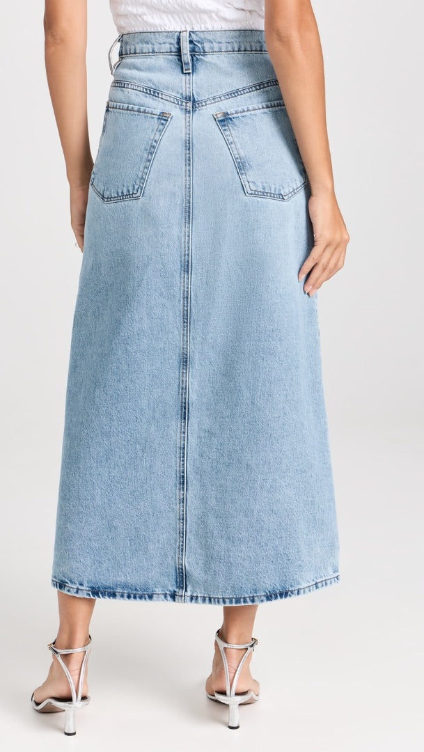 FRAME Midaxi Denim Skirt 27