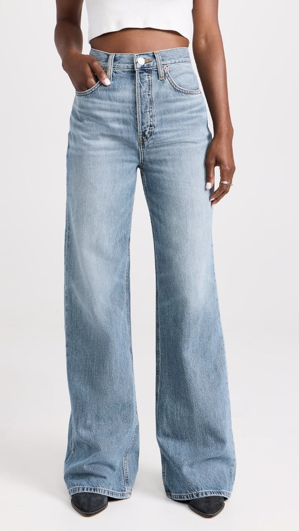 Re/Done 70’s Ultra High Rise Wide Leg 25 (fits 26/27)