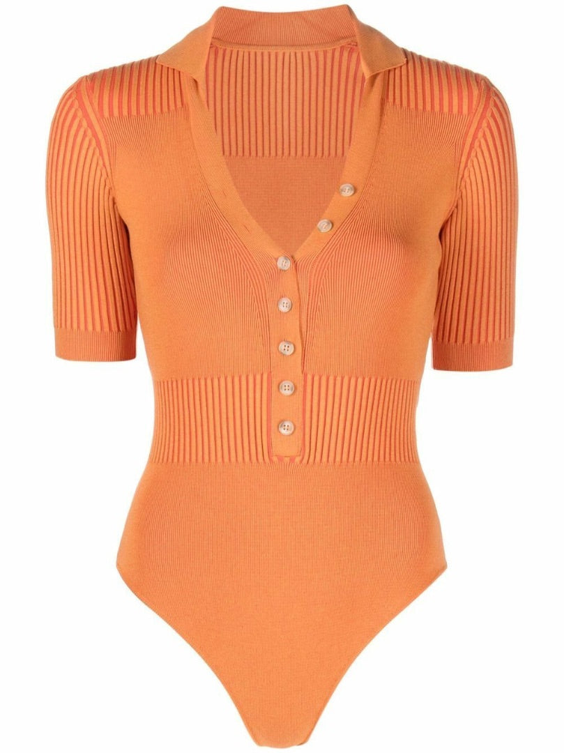 Jacquemus Le Body Yauco Orange S NWT