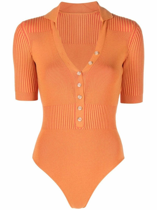 Jacquemus Le Body Yauco Orange S NWT