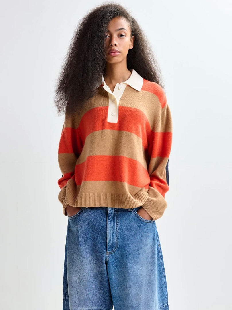 Essential Antwerp Jezebel Stripe Polo S