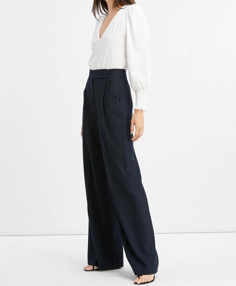 Veronica Beard Marbeau Navy Trouser 2