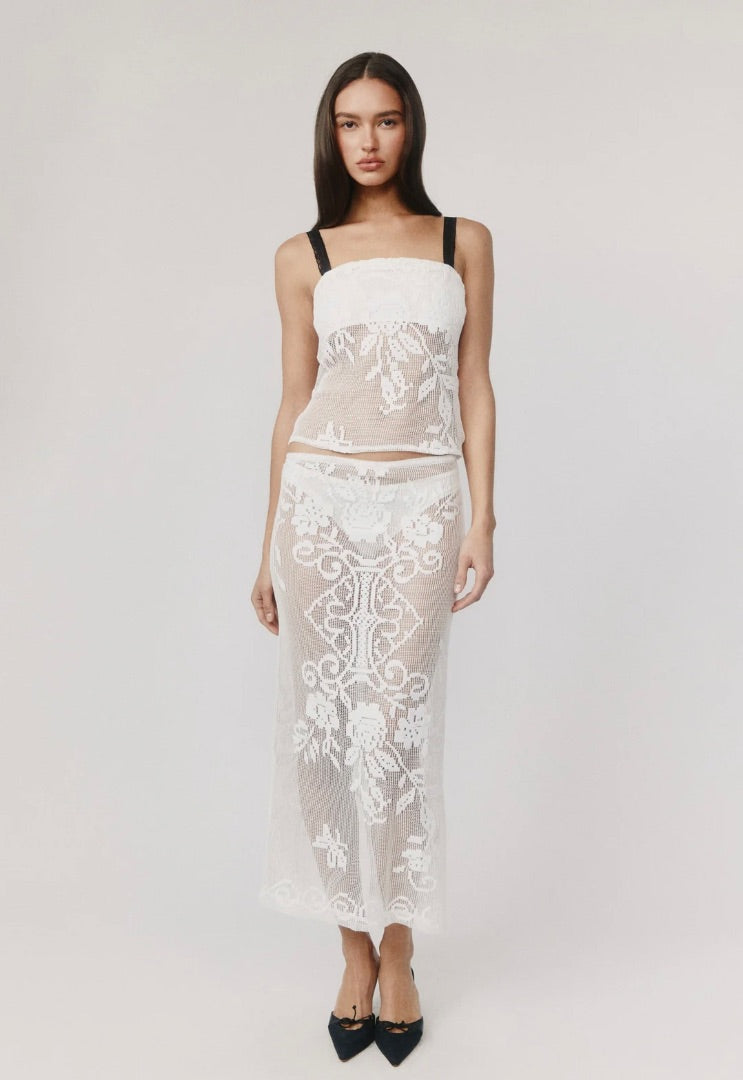 With Jean Saint MIDI Skirt S
