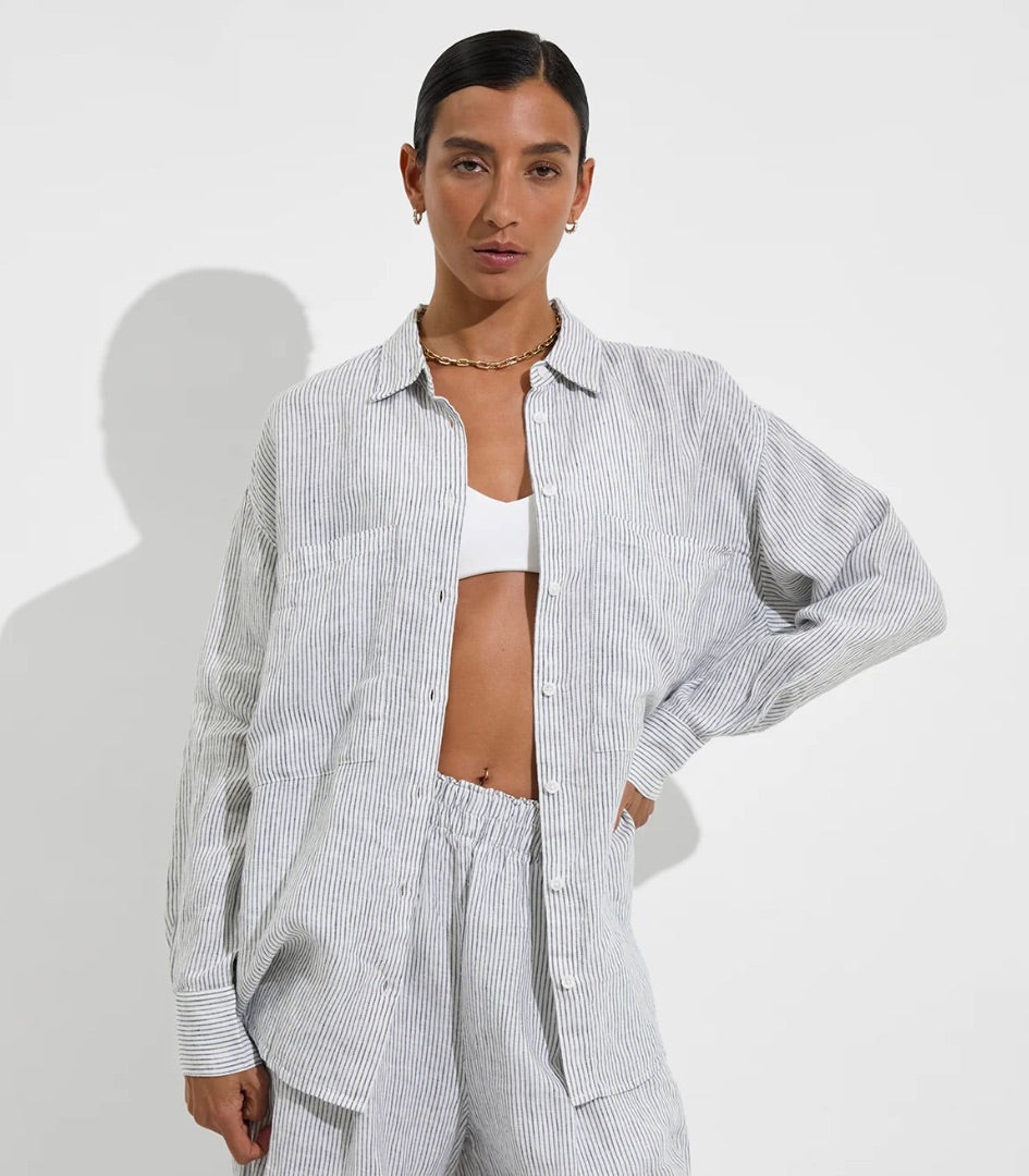 Left on Friday Getaway button Down S