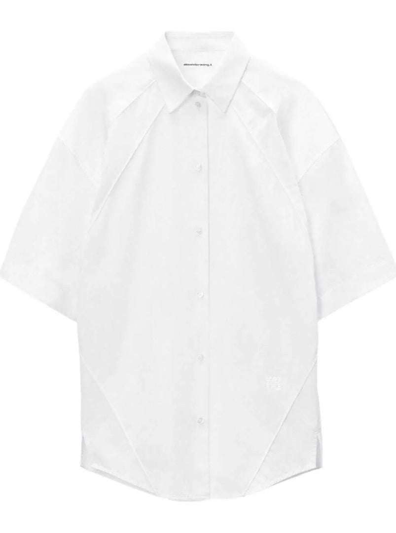 Alexander Wang Short Sleeve Shirtdress XS
