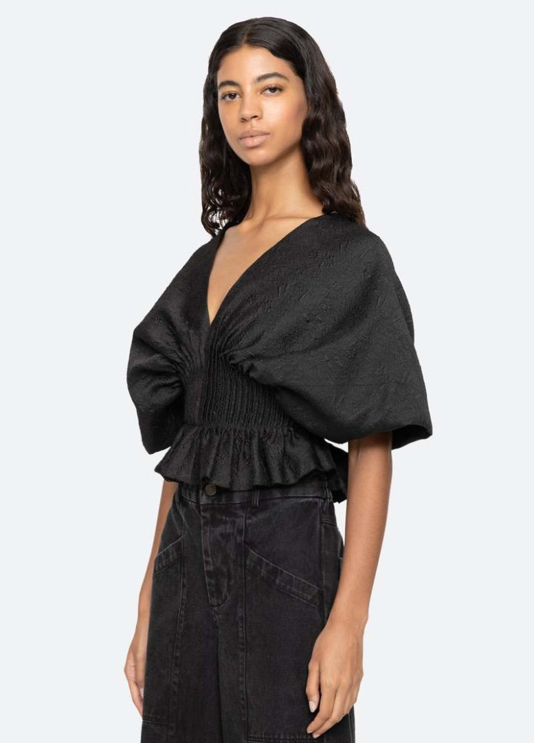 SEA Elegi Gathered Top 6 BNWT