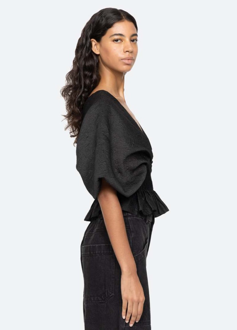 SEA Elegi Gathered Top 6 BNWT