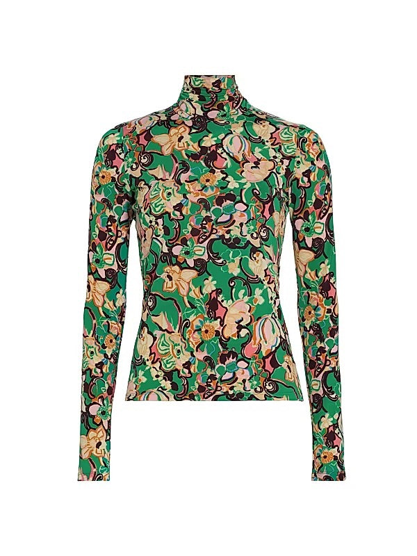 ALC James Floral Mock Neck S