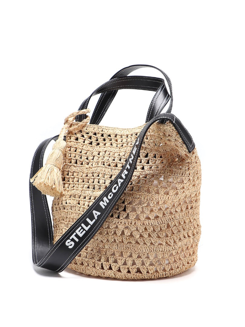 Stella McCartney Woven Tassel Detail Tote Bag