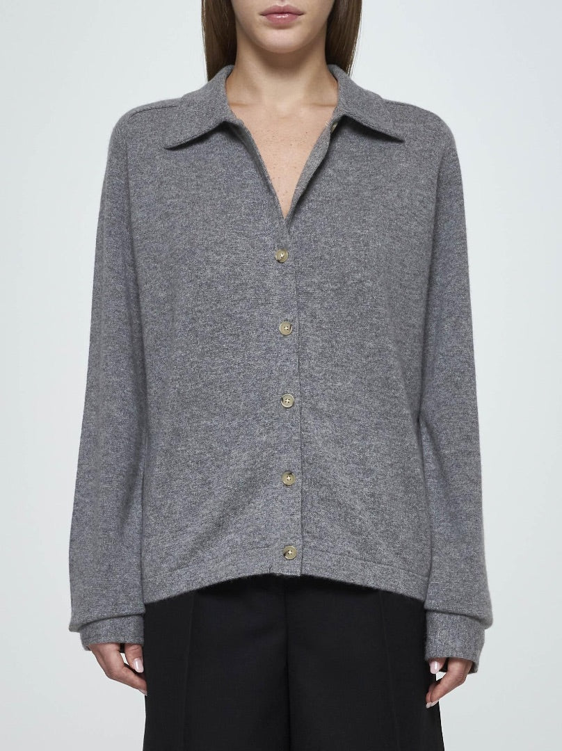 Toteme Cashmere Shirt in Grey - Size XS