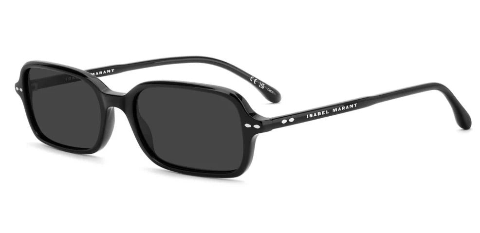 Isabel Marant Black Rectangle Sunglasses
