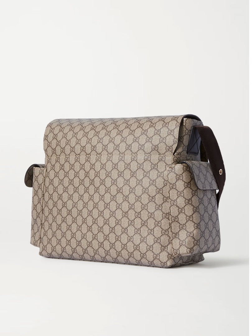 Gucci Ophidia printed coated canvas diaper bag
