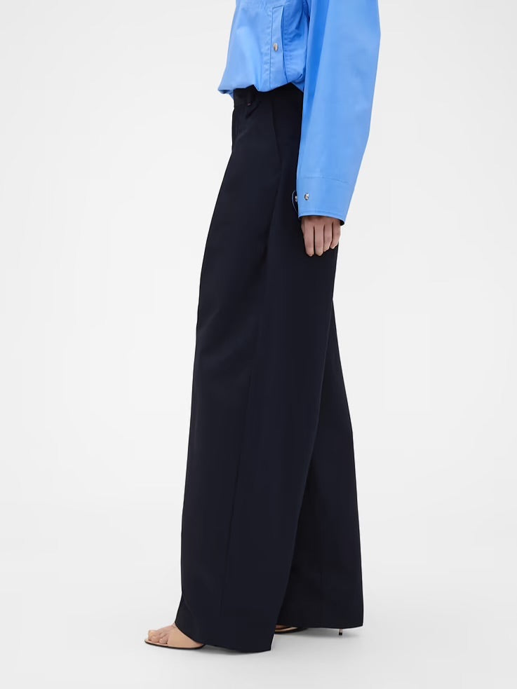 Gap Victoria Beckham High Rise Navy Arc Trouser 4