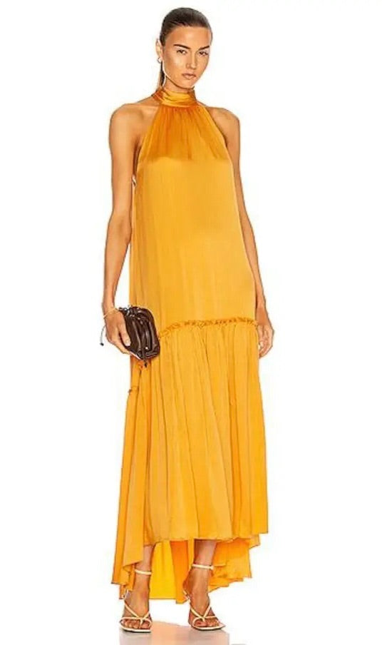 Jonathan Simkhai Anessa High Low Dress XS