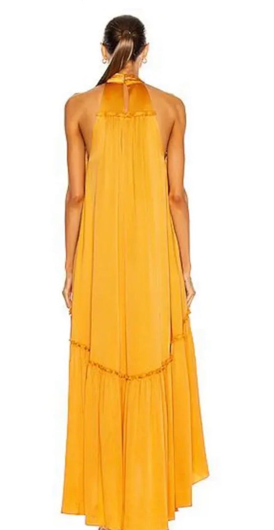 Jonathan Simkhai Anessa High Low Dress XS