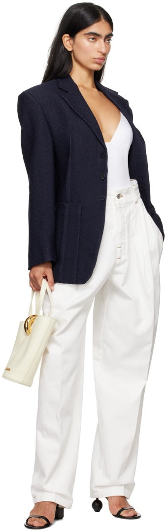 Jacquemus White LA Casa Bodysuit S