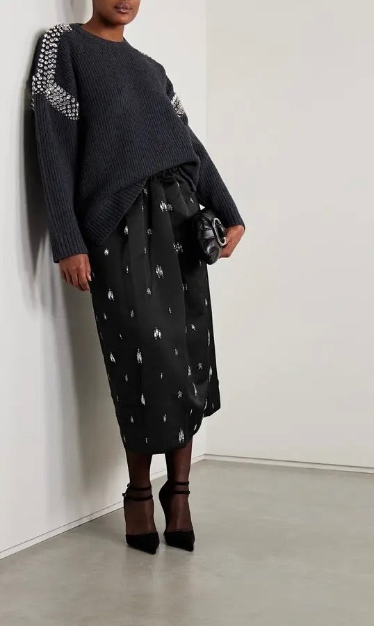 ALC Alexia Crystal-Embellished Skirt 2
