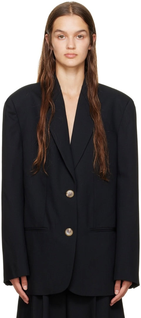 Malene Birger  Black Rosettan Blazer 4/6