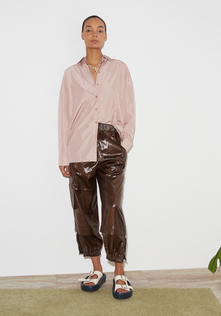 Tibi Italian Sporty Nylon Top S