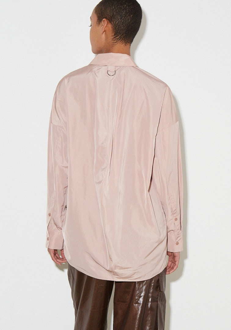 Tibi Italian Sporty Nylon Top S
