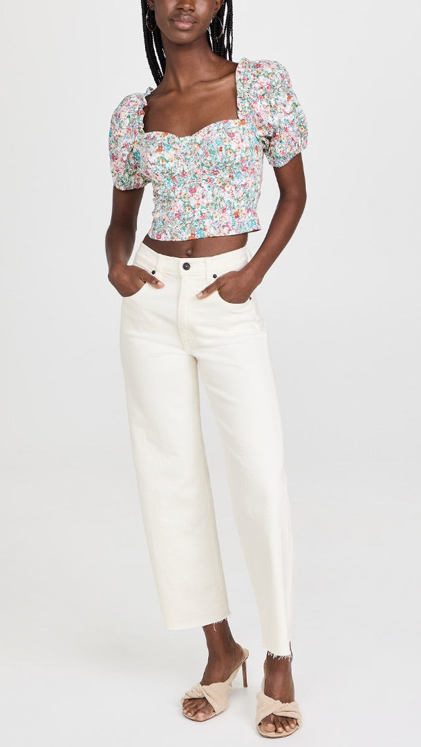 SLVRLAKE Grace Crop Denim, 26