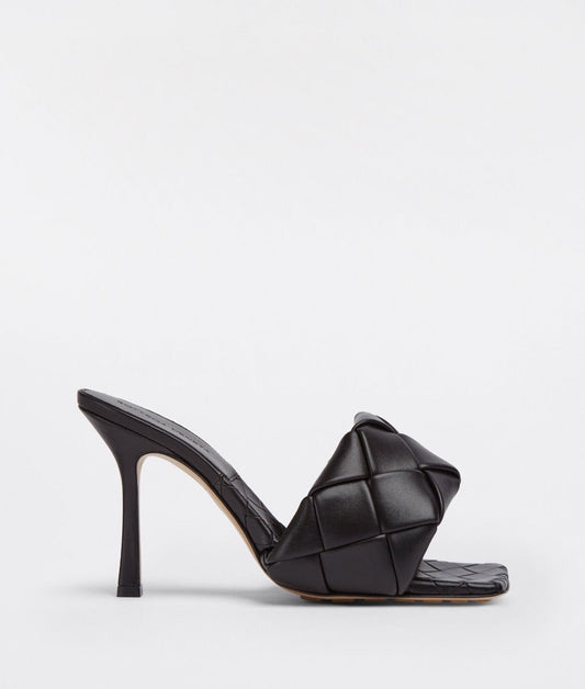 Bottega Veneta Lido Mules in Black - Size 36.5