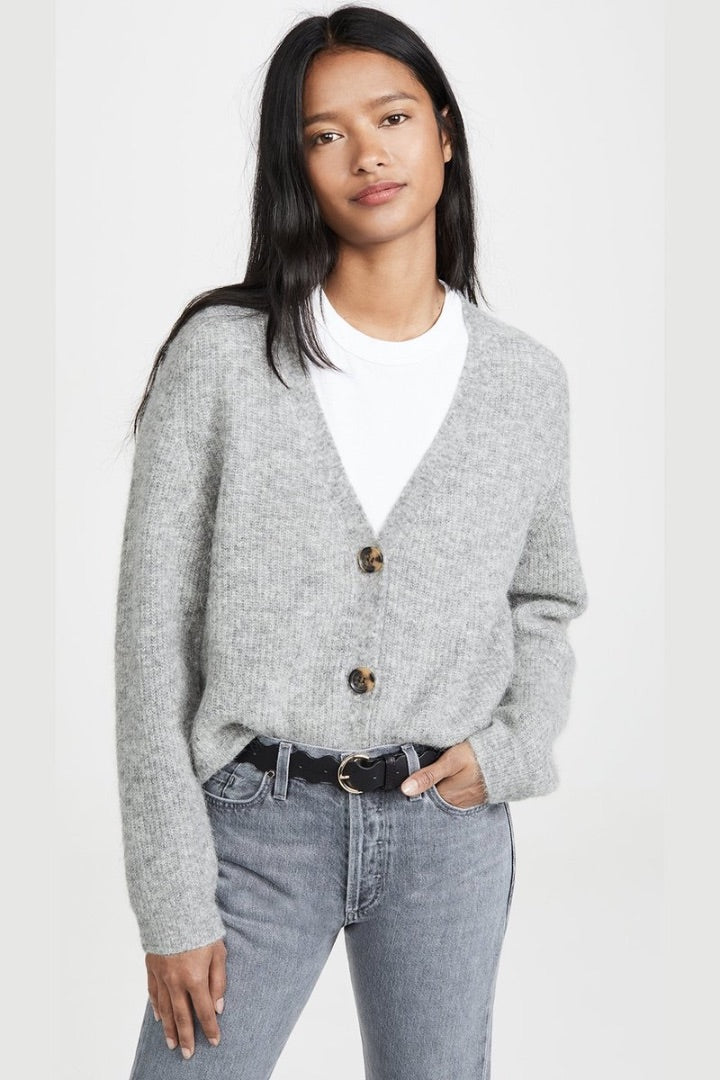 Ganni Soft wool knit cardigan S