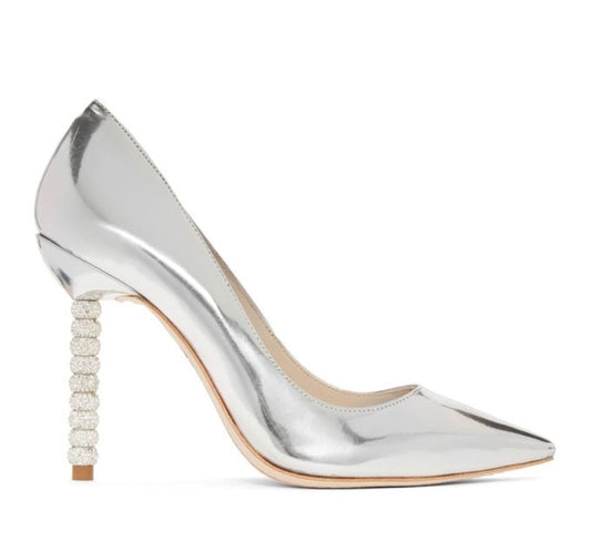 Sophia Webster Metallic Coco Crystal Heels 37.5