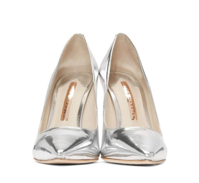 Sophia Webster Metallic Coco Crystal Heels 37.5