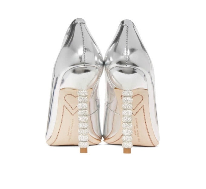 Sophia Webster Metallic Coco Crystal Heels 37.5