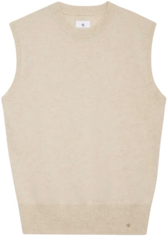 Anine Bing Ronan Knit Cashmere Vest S