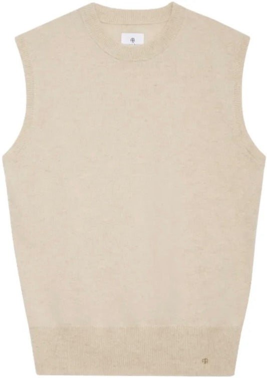 Anine Bing Ronan Knit Cashmere Vest S
