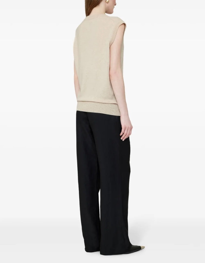 Anine Bing Ronan Knit Cashmere Vest S
